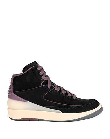 JORDAN Sneakers Antracite Pelle, Fibre tessili