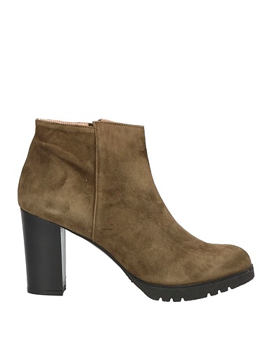 CERVONE Stivaletti Verde militare Pelle di vitello