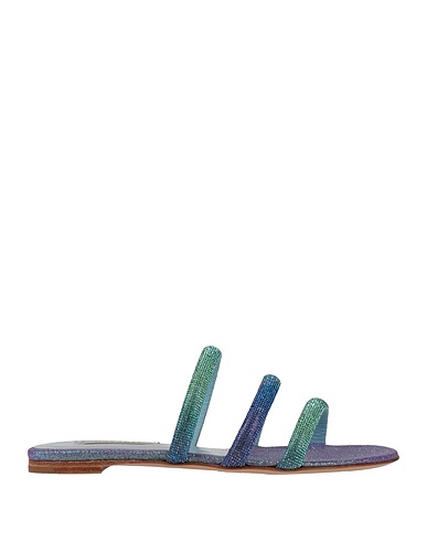 CASADEI Sandals Blue Textile fibres