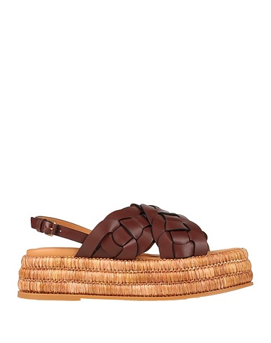 TOD'S Sandals Chocolate brown Leather
