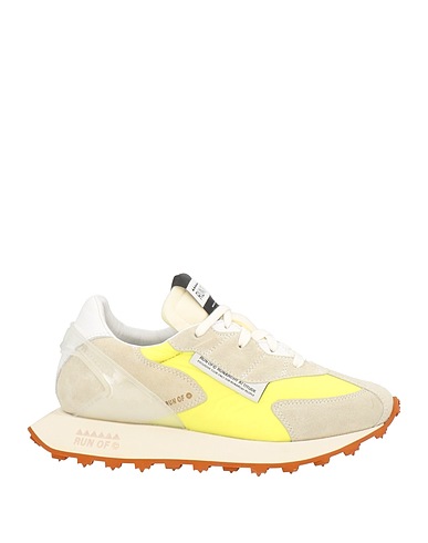 RUN OF Sneakers Leather, Textile fibres