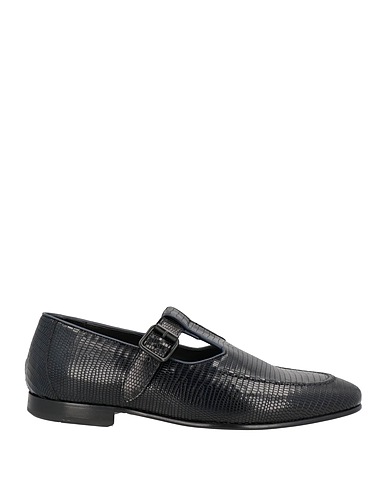 GIOVANNI CONTI Loafers Midnight blue Leather