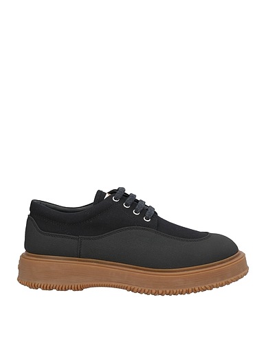 HOGAN Laced shoes 3R Black Textile fibers
