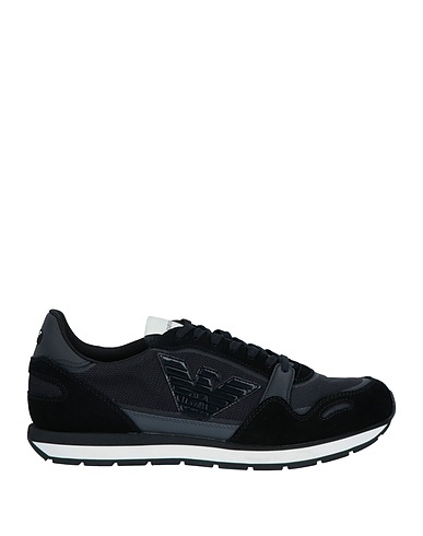 EMPORIO ARMANI Sneakers Black Leather
