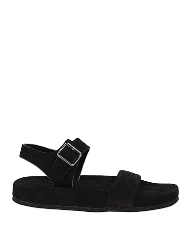 MOMA Sandals Black Leather