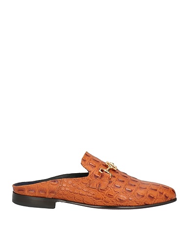 GIOVANNI CONTI Mules and clogs Tan Leather