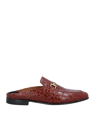 GIOVANNI CONTI Mules and clogs Brown Leather