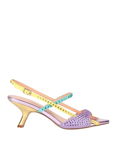 NOA HARMON Sandals Lilac Textile fibres