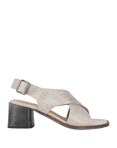 MOMA Sandals Grey Leather