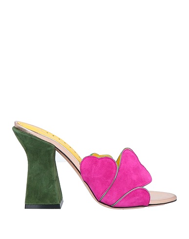 JEAN-MICHEL CAZABAT Sandals Fuchsia Leather