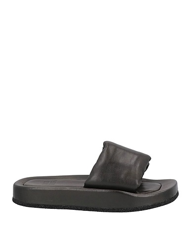 MOMA Sandals Black Leather