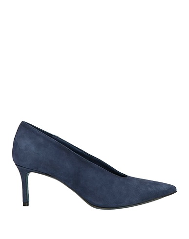 FAUZIAN JEUNESSE Décolleté Blu navy Pelle