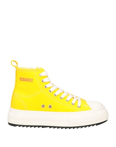 DSQUARED2 Sneakers Yellow Textile fibres