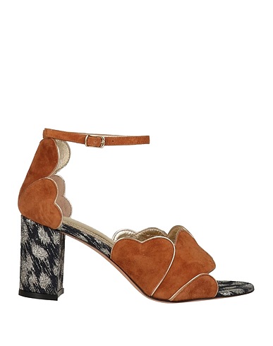 JEAN-MICHEL CAZABAT Sandals Brown Leather