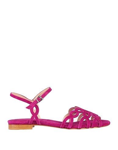ANNA F. Sandals Mauve Leather