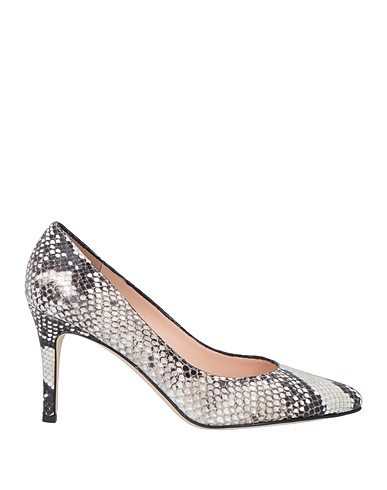 CRISTINA MILLOTTI Pump Light grey Leather