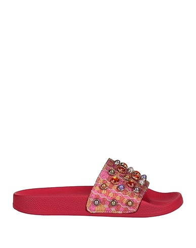 CORAL BLUE Sandals Pink Textile fibres