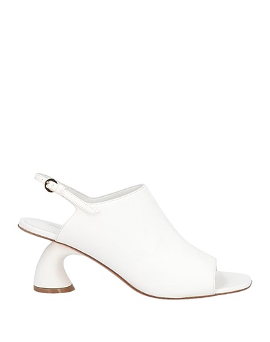 DRIES VAN NOTEN Sandali Bianco Pelle