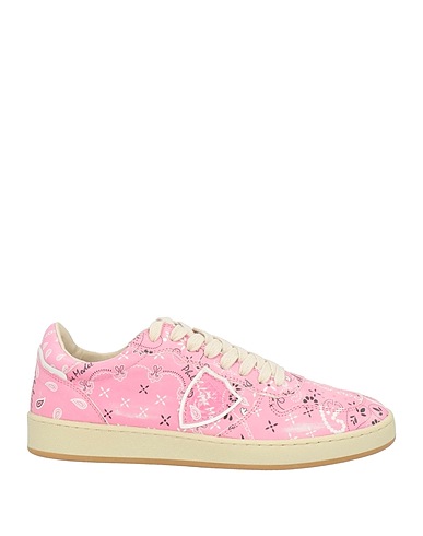 PHILIPPE MODEL Sneakers Pink Leather, Textile fibres