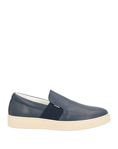 DANIELE ALESSANDRINI HOMME Sneakers Midnight blue Leather