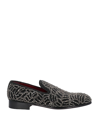 DOLCE&GABBANA Loafers Charcoal 100% Cotton
