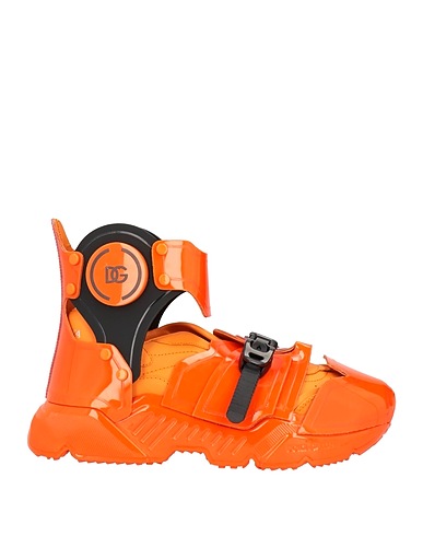 DOLCE&GABBANA Sneakers Orange Leather