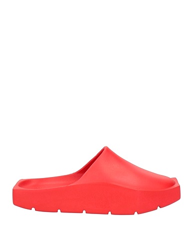 JORDAN Mules and clogs Red Rubber