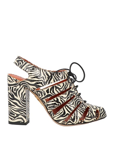 CHARLOTTE OLYMPIA Sandals Black Leather