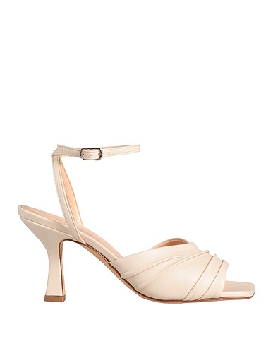 THE SELLER Sandals Ivory Leather
