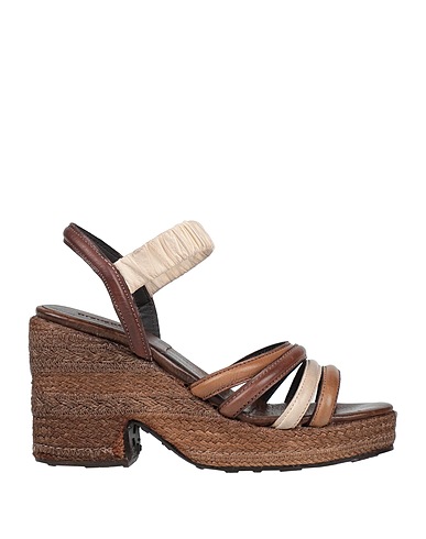 PREVENTI Espadrilles Brown Leather