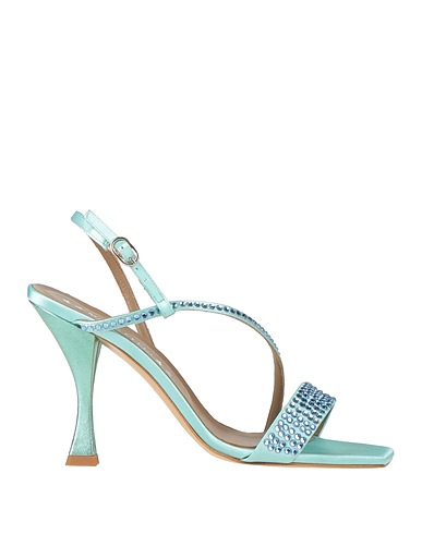 MARC ELLIS Sandals Turquoise Textile fibres