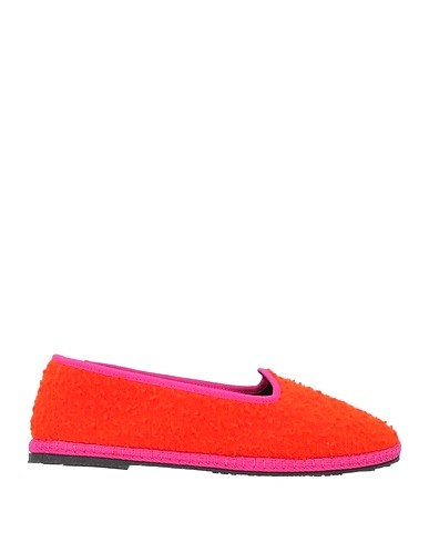 DROGHERIA CRIVELLINI Loafers Orange Textile fibres