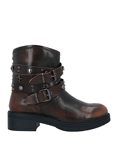 CULT Ankle boot Dark brown Leather
