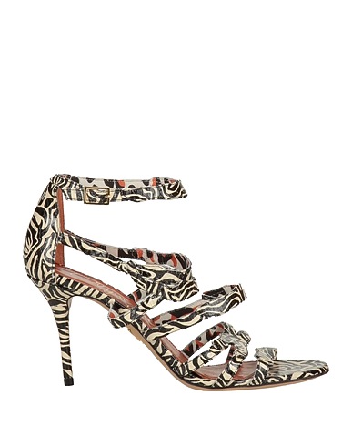 CHARLOTTE OLYMPIA Sandals Black Leather