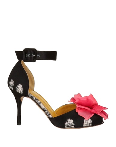 CHARLOTTE OLYMPIA Court Black Textile fibres