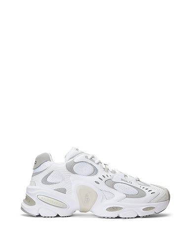 POLO RALPH LAUREN Sneakers Weiß 63% Leder, 19% Synthetische Fasern, 18% Gewebefasern