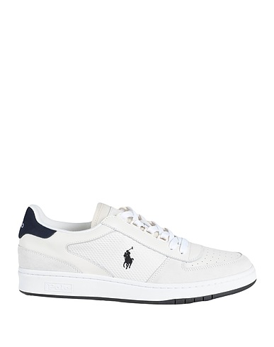 POLO RALPH LAUREN Sneakers Cream 65% Cow leather, 35% Textile fibres
