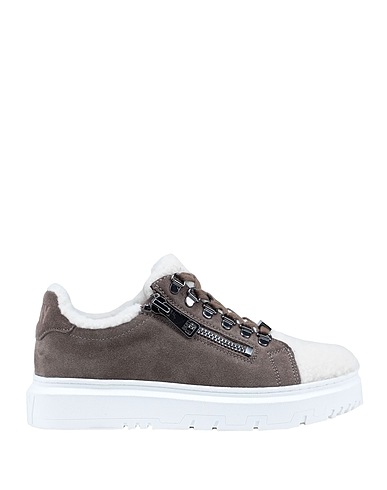 DKNY Sneakers Khaki Leather, Textile fibres