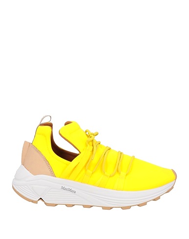 MAX MARA Sneakers Yellow Textile fibers