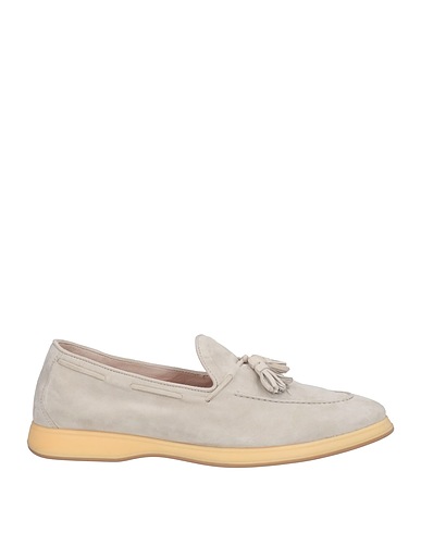ANDREA VENTURA FIRENZE Loafers Light grey Leather