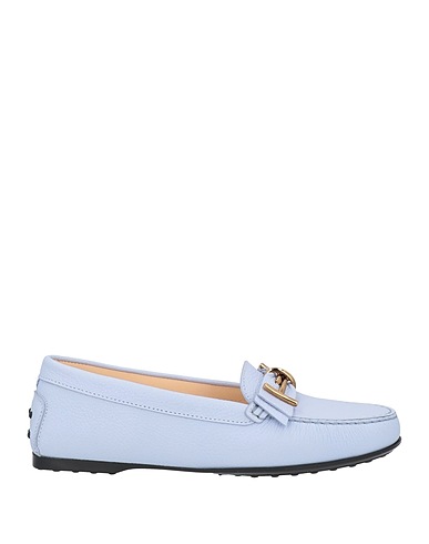 TOD'S Loafers Sky blue Leather