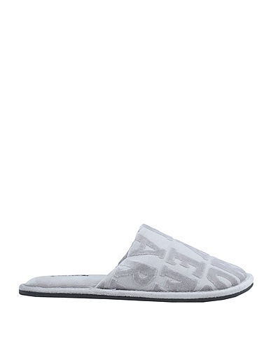 EMPORIO ARMANI Slides and slippers Grey 77% Cotton, 23% Polyester