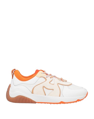 HOGAN Sneakers Weiß Leder, Gewebefasern