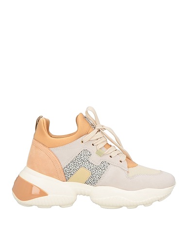 HOGAN Sneakers Ανοιχτό γκρι Δέρμα, Ίνες υφασμάτων