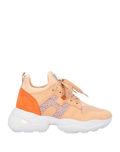 HOGAN Sneakers Απαλό ροζ Δέρμα, Ίνες υφασμάτων