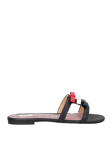 THOM BROWNE Sandals Black Leather