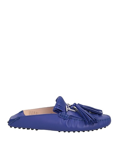 TOD'S ミュール＆サボサンダル パープル 革（なめし加工）