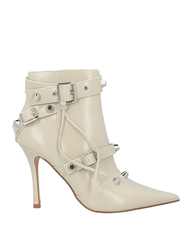 STEVE MADDEN ショートブーツ ライトグレー 紡績繊維