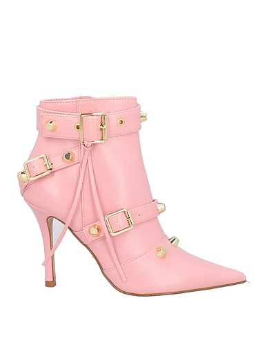 STEVE MADDEN Ankle boot Pink Textile fibres