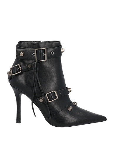 STEVE MADDEN Ankle boot Black Textile fibres